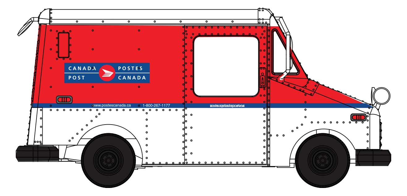 949 Post Walthers 949-12254 HO Scale Grumman Long Life Vehicle LLV Mail Truck C ...