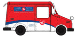 Walthers 949-12255 HO Scale Grumman Long Life Vehicle LLV Mail Truck Canada Post 1998 +