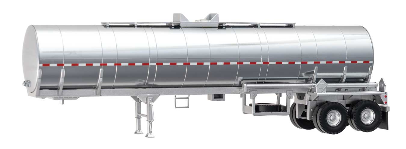 Walthers 949-12352 HO Scale Chemical Tank Trailer Painted, Unlettered - Assembled
