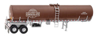 Walthers 949-12355 HO Scale Food Grade Tank Trailer Gourmet Chocolate Co. - Assembled