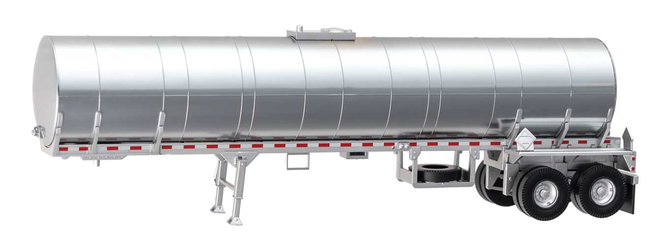 Walthers 949-12356 HO Scale Food Grade Tank Trailer Painted, Unlettered - Assembled
