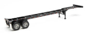 Walthers 949-4553 HO Scale 40' Container Chassis - Black 2 Pack