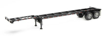 Walthers 949-4553 HO Scale 40' Container Chassis - Black 2 Pack