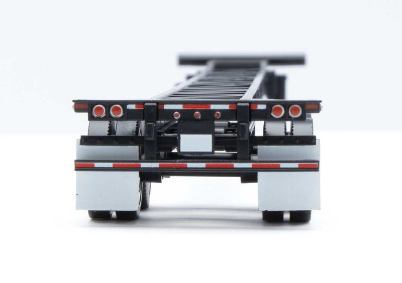Walthers 949-4603 HO Scale 53' Container Chassis - Black 2 Pack