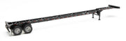 Walthers 949-4603 HO Scale 53' Container Chassis - Black 2 Pack