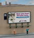Walthers 949-9020 N Scale Wall Mounted Billboard Kit