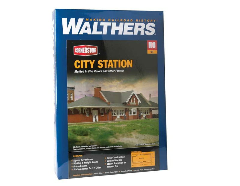 Walthers Cornerstone 933-2904 HO Scale City Station Kit