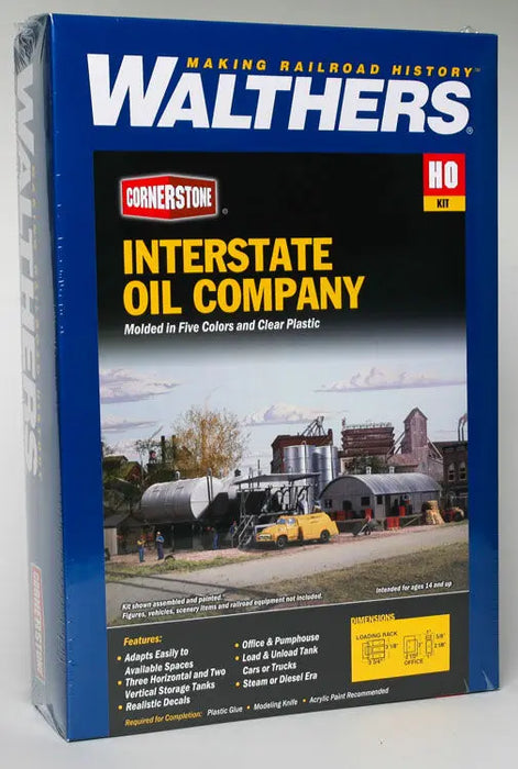 Walthers Cornerstone 933-3006 HO Scale Interstate Fuel & Oil Kit