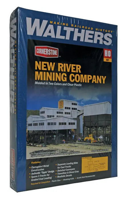Walthers Cornerstone 933-3017 HO Scale New River Mining Company Structure Kit