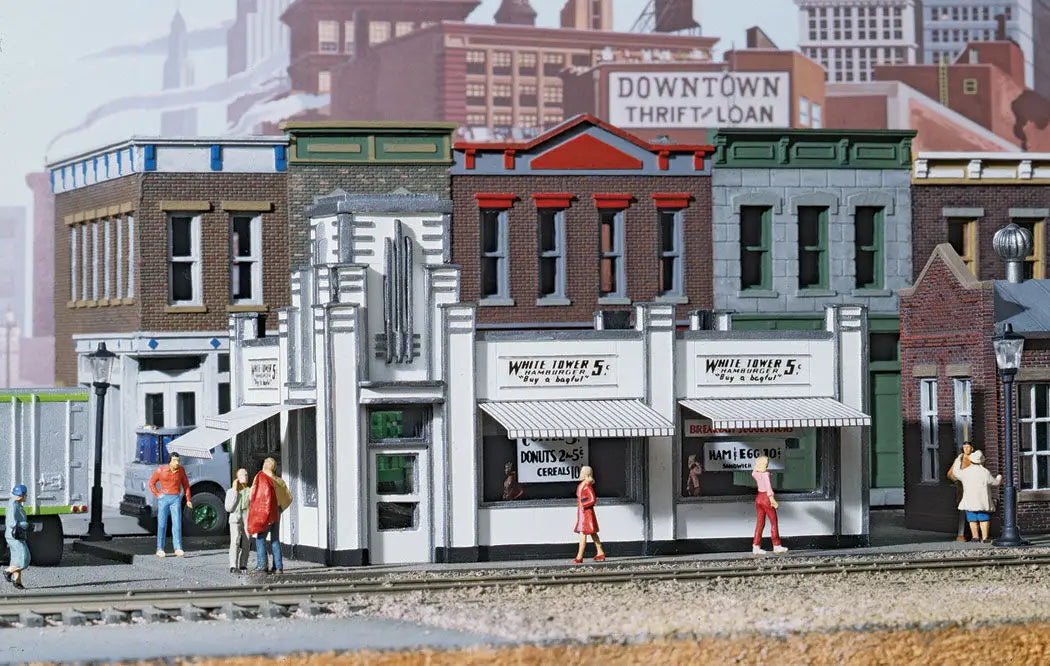 Walthers Cornerstone 933-3030 HO Scale White Tower Restaurant Building Kit