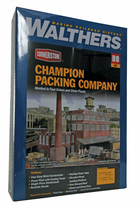 Walthers Cornerstone 933-3048 HO Scale Champion Packing Plant Building Kit