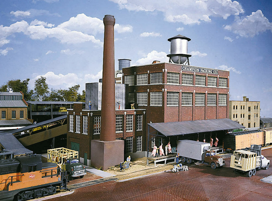 Walthers Cornerstone 933-3048 HO Scale Champion Packing Plant Building Kit
