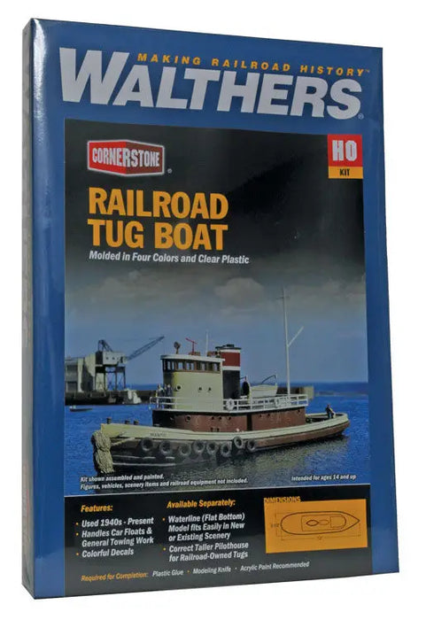 Walthers Cornerstone 933-3153 HO Scale Railroad Tug Boat Kit