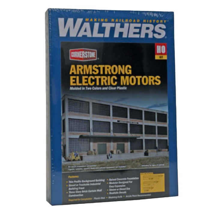 Walthers Cornerstone 933-3172 HO Scale Armstrong Electric Motors Kit