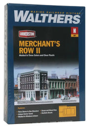 Walthers Cornerstone 933-3224 HO Scale Merchant's Row II Kit