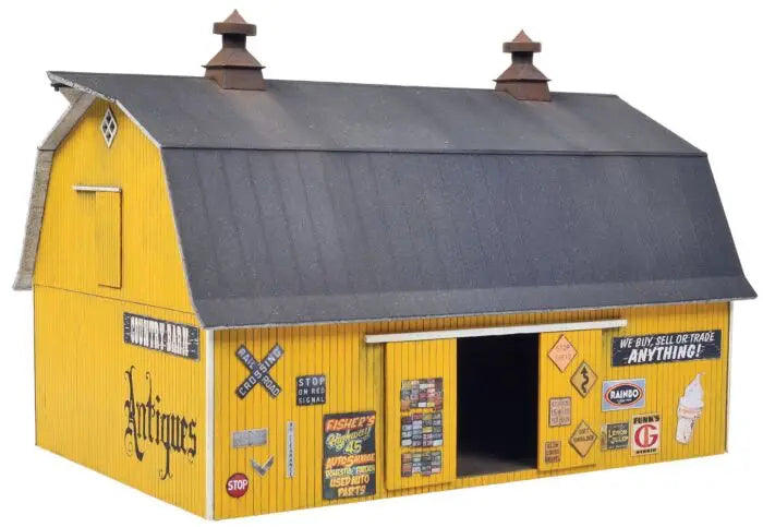 Walthers Cornerstone 933-3339 HO Scale Antiques Barn - KIT
