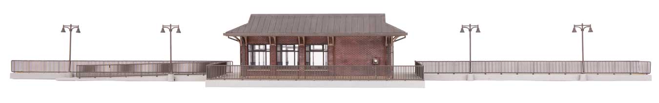 Walthers Cornerstone 933-3392 HO Scale Amtrak Rural Station - Kit