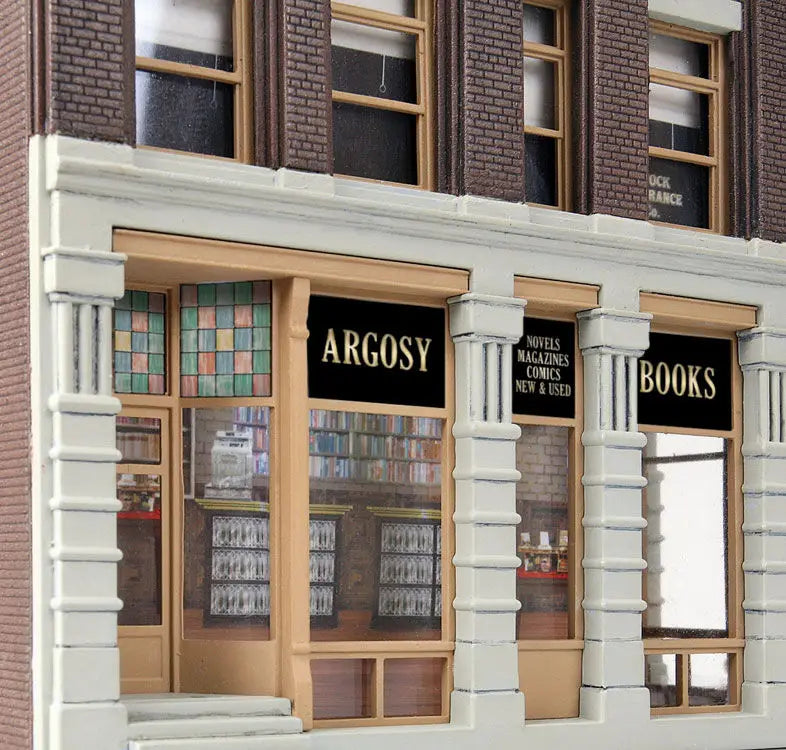 Walthers Cornerstone 933-3466 HO Scale Argosy Booksellers Building Kit