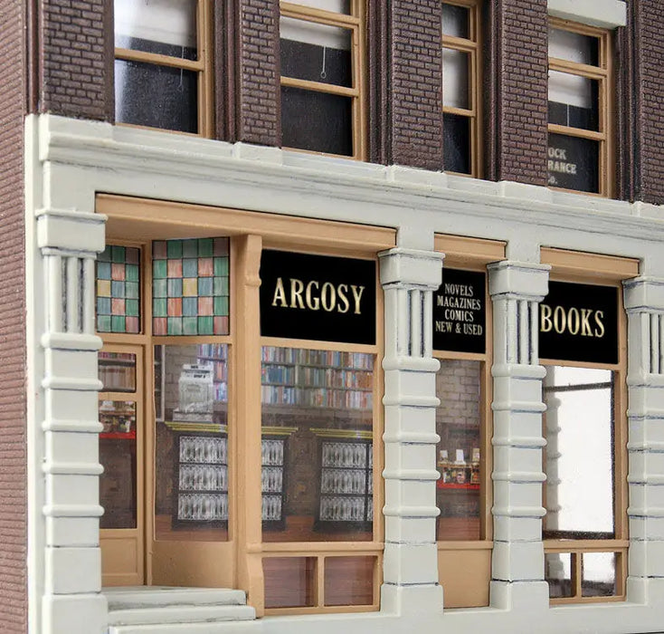 Walthers Cornerstone 933-3466 HO Scale Argosy Booksellers Building Kit