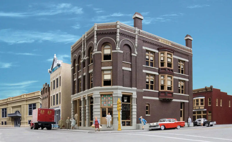 Walthers Cornerstone 933-3466 HO Scale Argosy Booksellers Building Kit