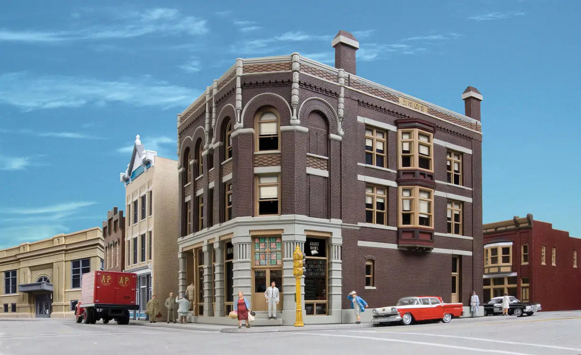 Walthers Cornerstone 933-3466 HO Scale Argosy Booksellers Building Kit