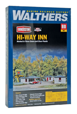 Walthers Cornerstone 933-3481 HO Scale Hi-Way Inn Kit