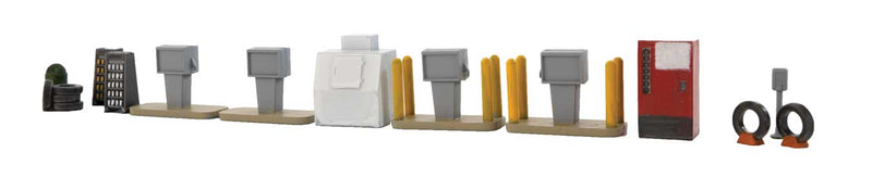 Walthers Cornerstone 933-3545 HO Scale Gas Station Details Kit