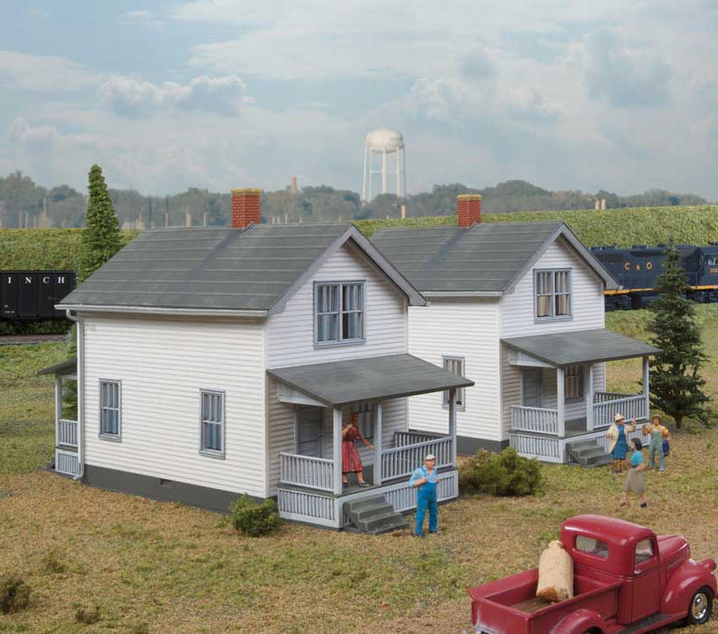 Walthers Cornerstone 933-3790 HO Scale Company House Kit (2-Pack)