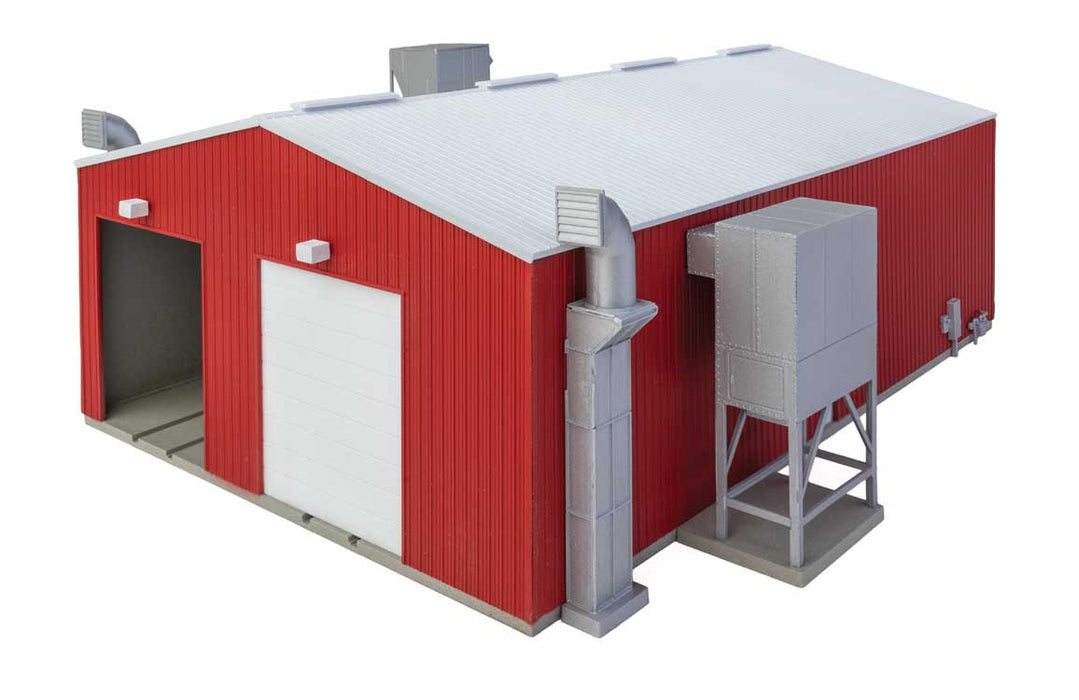 Walthers Cornerstone 933-3909 HO Scale Railroad Paint Shop Building Kit