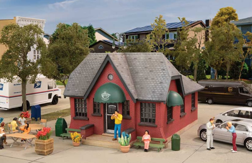 Walthers Cornerstone 933-4026 HO Scale Coffee Shop Building Kit