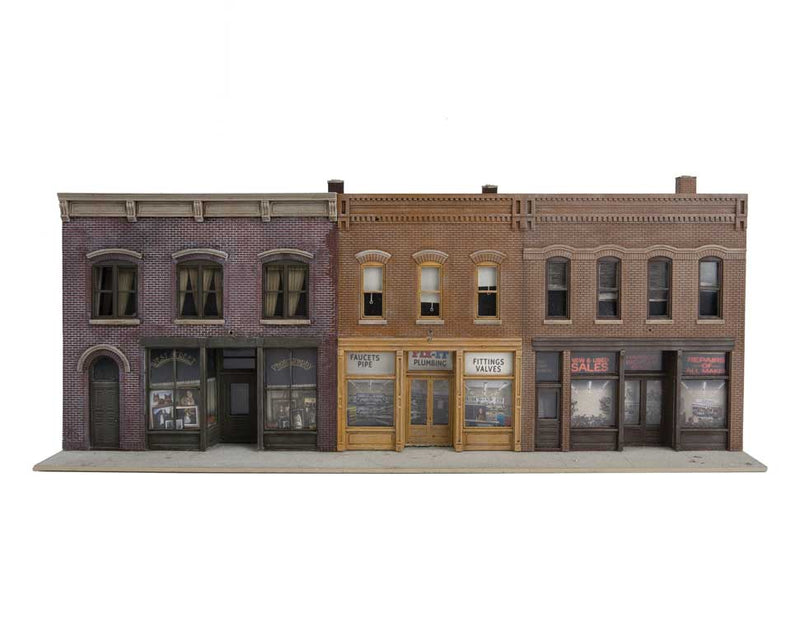 Walthers Cornerstone 933-4040 HO Scale Merchant's Row IV Structure Kit