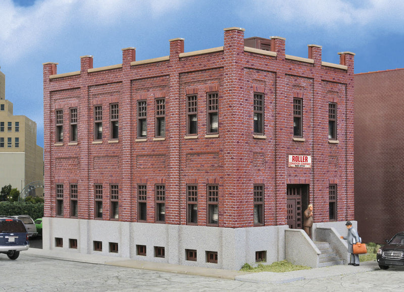 Walthers Cornerstone 933-4050 HO Scale Brick Office Building Kit