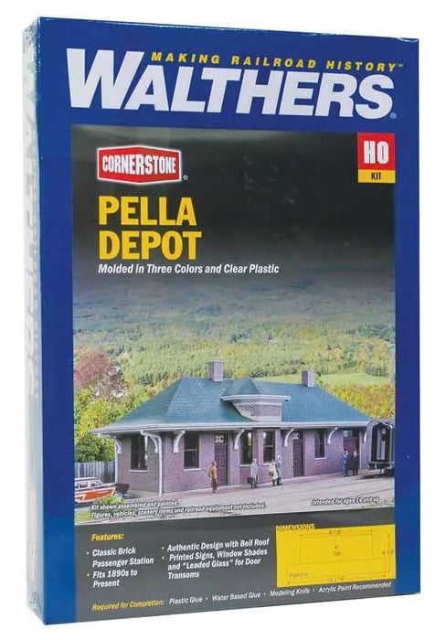 Walthers Cornerstone 933-4054 HO Scale Pella Depot Kit