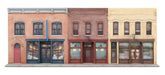 Walthers Cornerstone 933-4072 HO Scale Merchant Row Background Building Kit