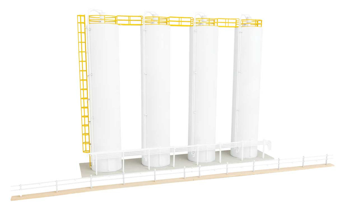 Walthers Cornerstone 933-4146 HO Scale Plastic Pellet Plant Background Building