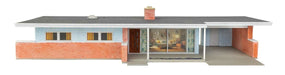 Walthers Cornerstone 933-4156 HO Scale Mid Century Modern Home Kit