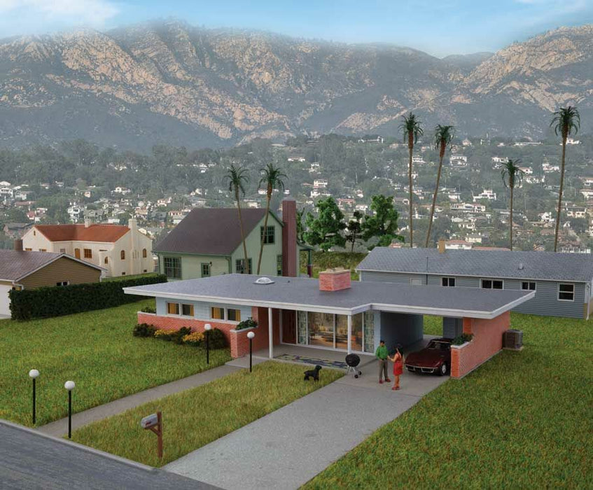 Walthers Cornerstone 933-4156 HO Scale Mid Century Modern Home Kit
