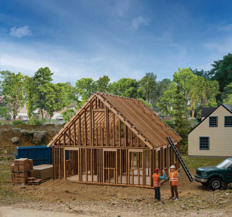 Walthers Cornerstone 933-4157 HO Scale House Under Construction Kit