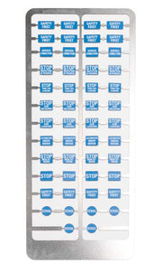 Walthers Cornerstone 933-4162 HO Scale Blue Flags Kit (50 Pack)