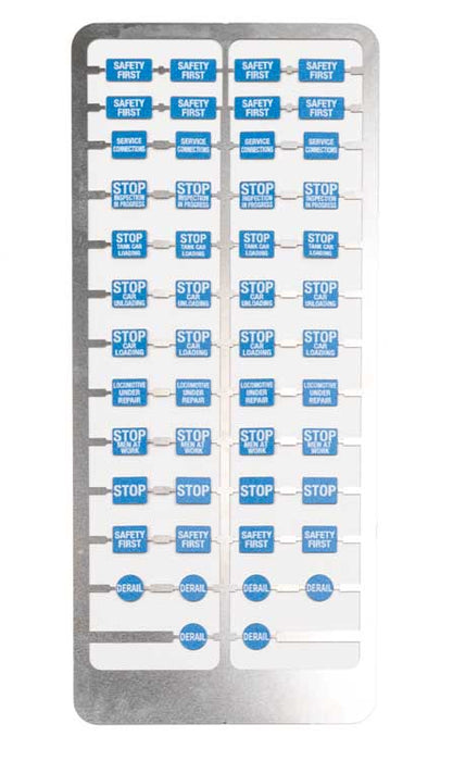 Walthers Cornerstone 933-4162 HO Scale Blue Flags Kit (50 Pack)
