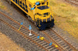 Walthers Cornerstone 933-4162 HO Scale Blue Flags Kit (50 Pack)