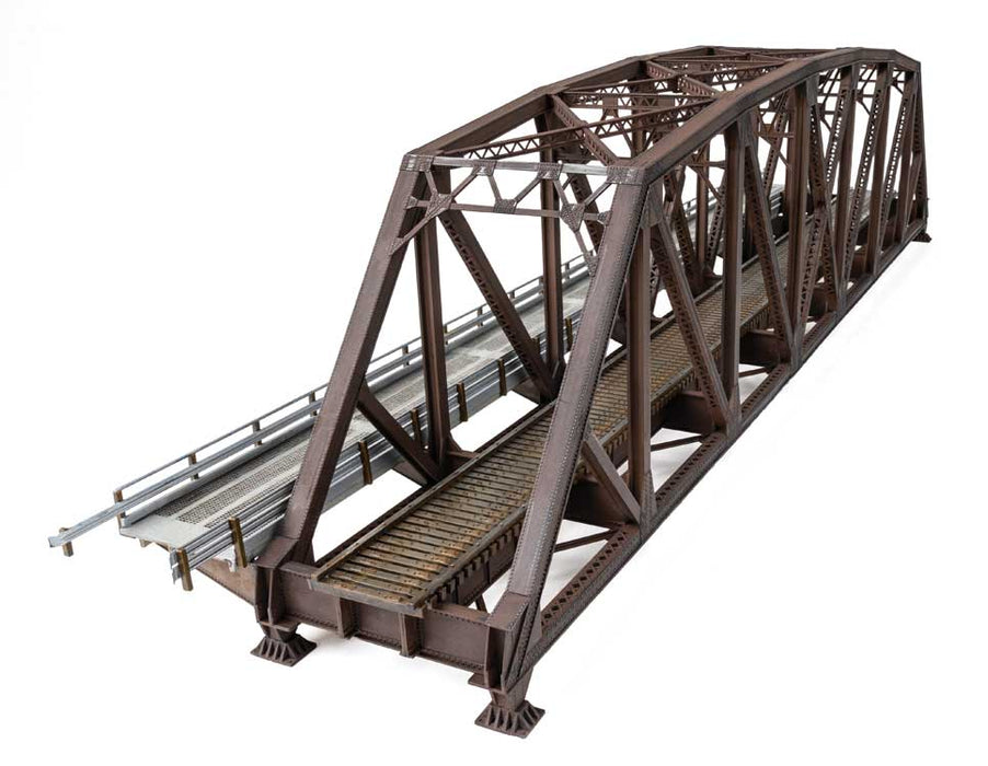 Walthers Cornerstone 933-4523 HO Scale Truss Railroad Bridge with Roadway Kit