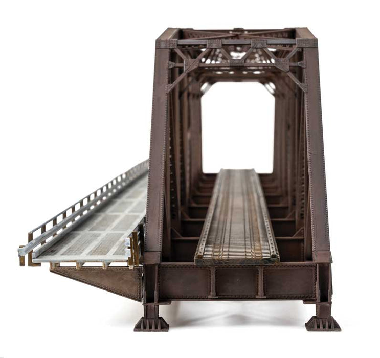 Walthers Cornerstone 933-4523 HO Scale Truss Railroad Bridge with Roadway Kit