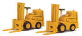 Walthers Cornerstone 949-4164 HO Scale Yellow Forklift - Assembled (2 Pack)
