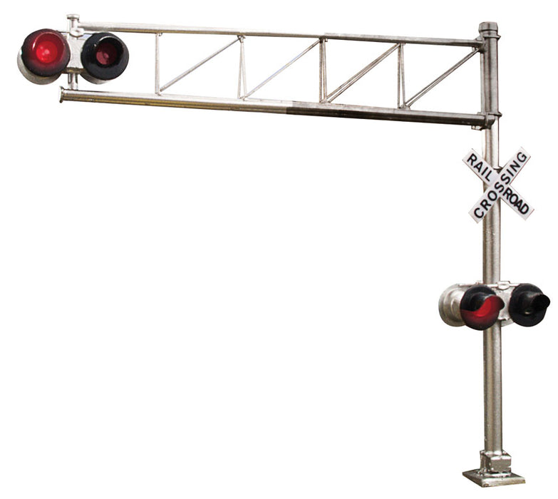 Walthers SceneMaster 949-4332 HO Scale Post-1960s Cantilever Grade Crossing Signal