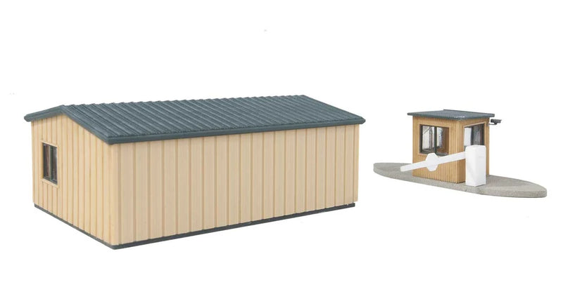 Walthers Cornerstone HO Scale 933-3517 Yard Office & Guard Shack Kit