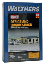 Walthers Cornerstone HO Scale 933-3517 Yard Office & Guard Shack Kit