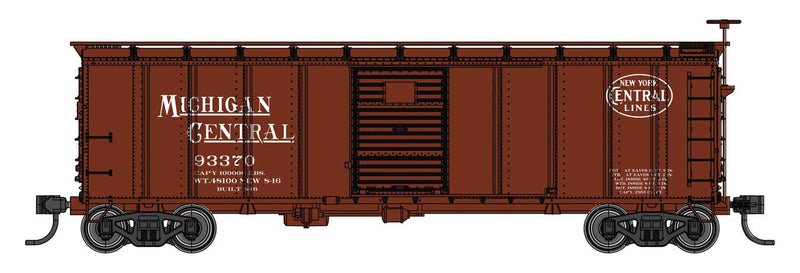 Walthers HO Scale 40' Steel Boxcar New York Central / Michigan Central