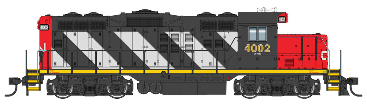 Walthers Mainline 910-10433 HO Scale EMD GP9 Ph II Chop Nose