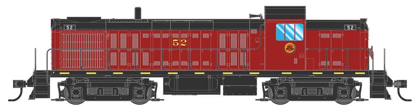 Walthers Mainline 910-10704 HO Scale Alco RS-2 Chicago Great Western CGW 56 DC
